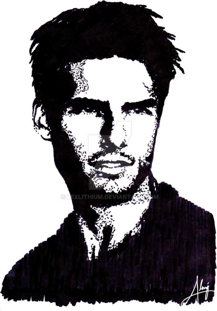 751 X 1063 5 - Tom Cruise Stencil Clipart (751x1063), Png Download