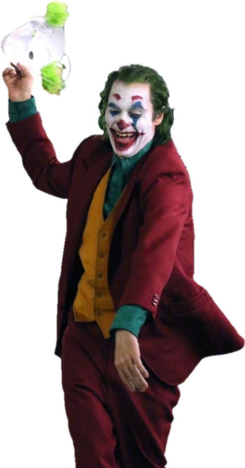 It Clown Png - Joker Arthur Clipart (562x964), Png Download