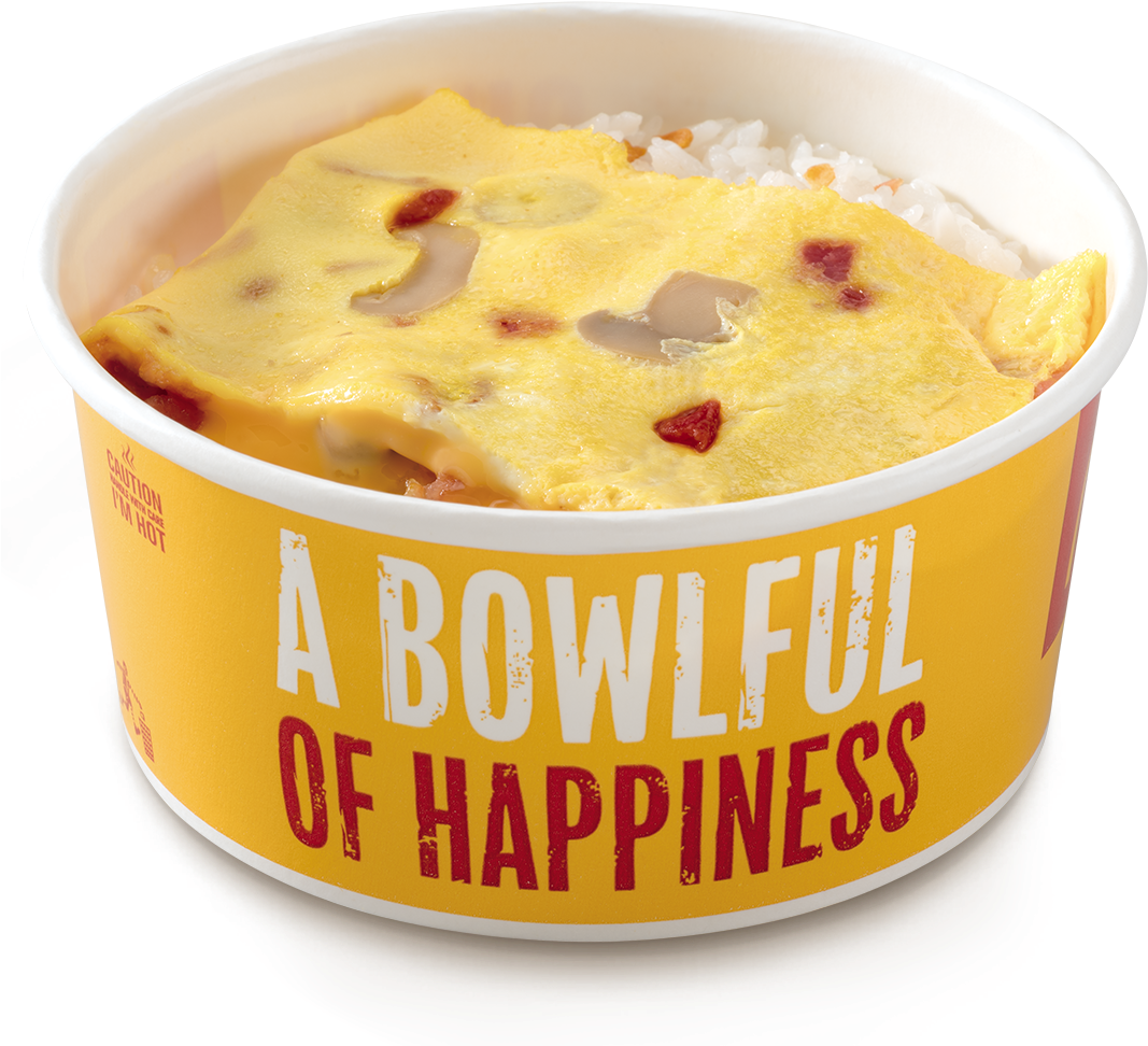 Mcdonald's Cheesy Omelette Bowl Will Be Your New Breakfast - Omelette Mcdo Clipart (1080x1080), Png Download