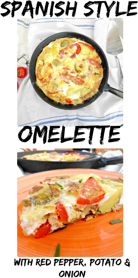 A Perfect Lunch Or Lighter Meal, Omelette Takes Just - Spanish Style Omelette Clipart (507x958), Png Download