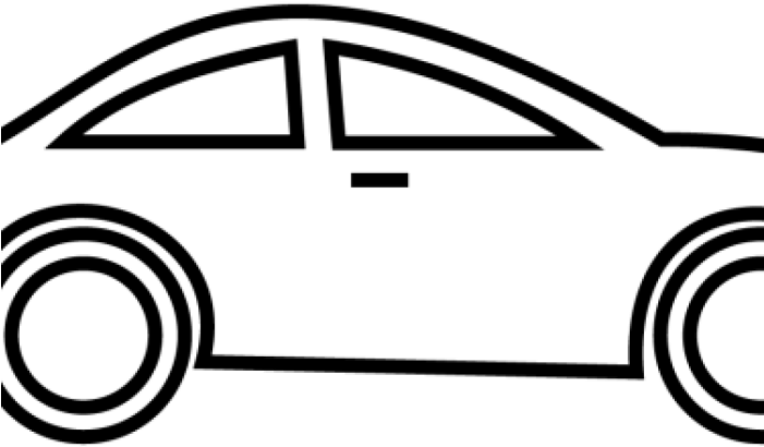 Car Png Black And White - White Car Clipart Png Transparent Png (700x700), Png Download