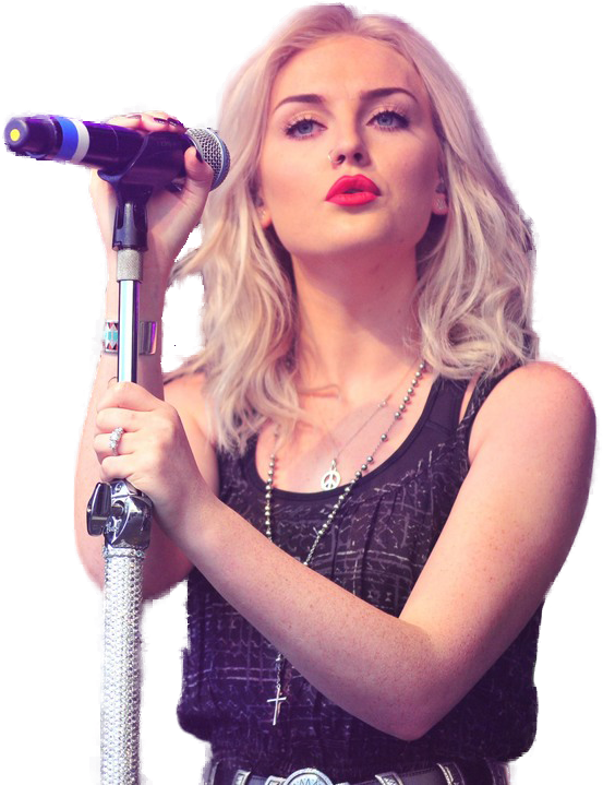 Singer Png - Perrie Edwards Clipart (618x730), Png Download