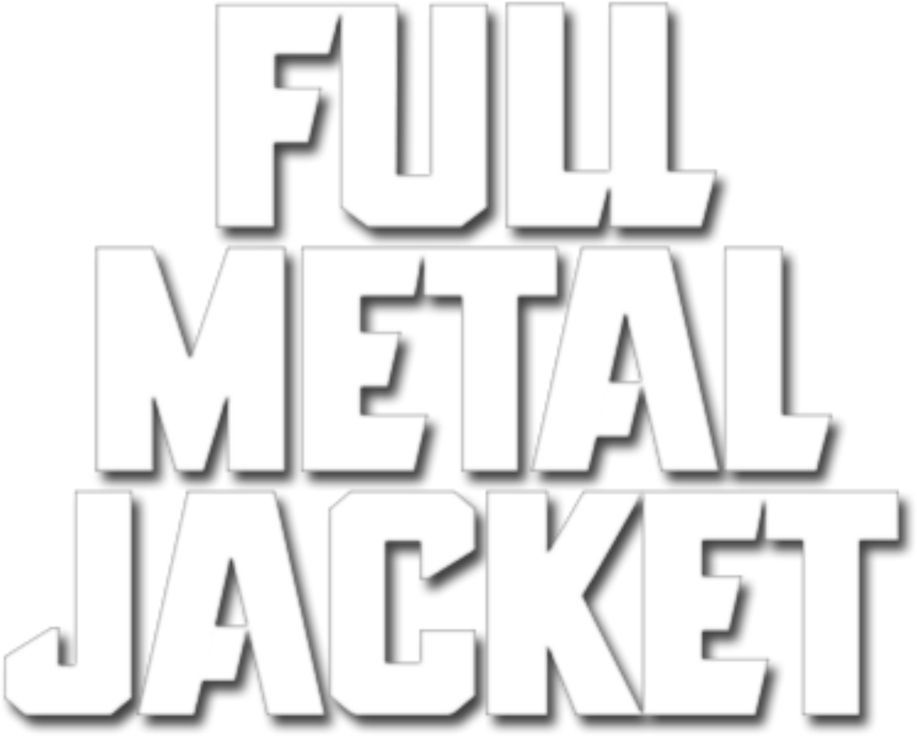 Full Metal Jacket Movie Logo - Full Metal Jacket Logo Clipart (1920x1515), Png Download