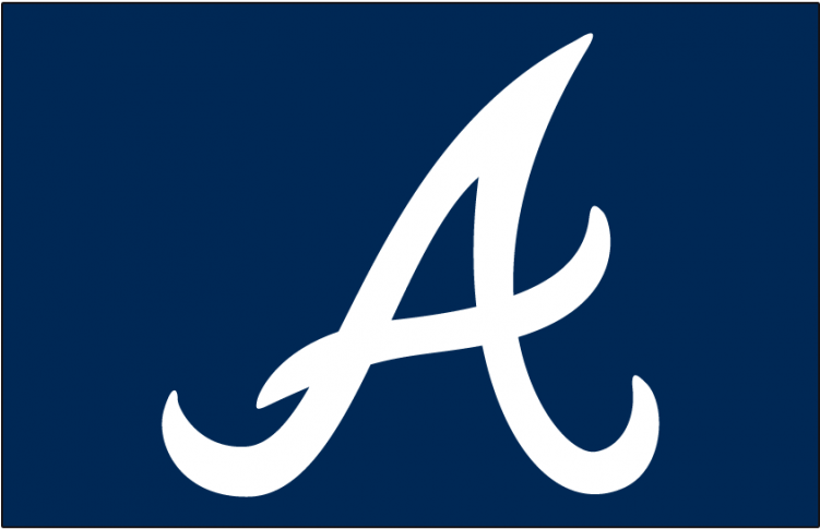 Atlanta Braves Iron On Stickers And Peel-off Decals - Atlanta Braves Logo Black Clipart (750x930), Png Download