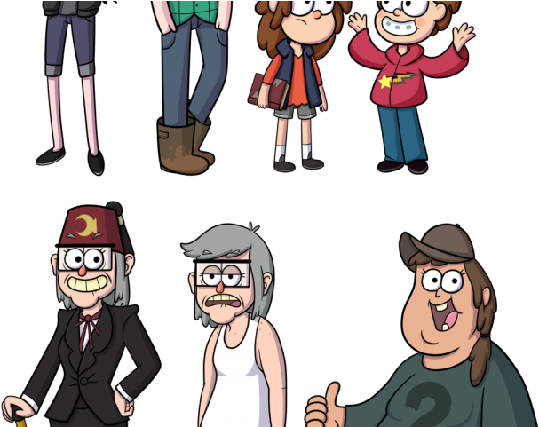 God Of War Clipart Genderbent - Gravity Falls Character Style - Png Download (640x480), Png Download