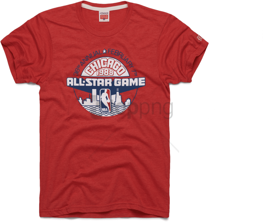 Free Png Shirt Png Image With Transparent Background - 1988 Nba All Star Game Clipart (850x716), Png Download