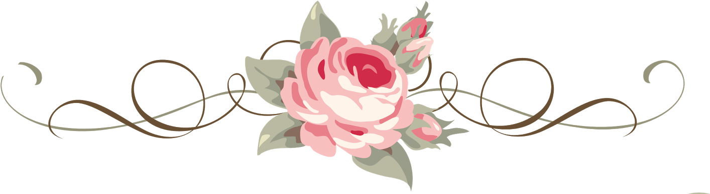 Florais Png - Arabesco De Flores Png Clipart (1600x562), Png Download