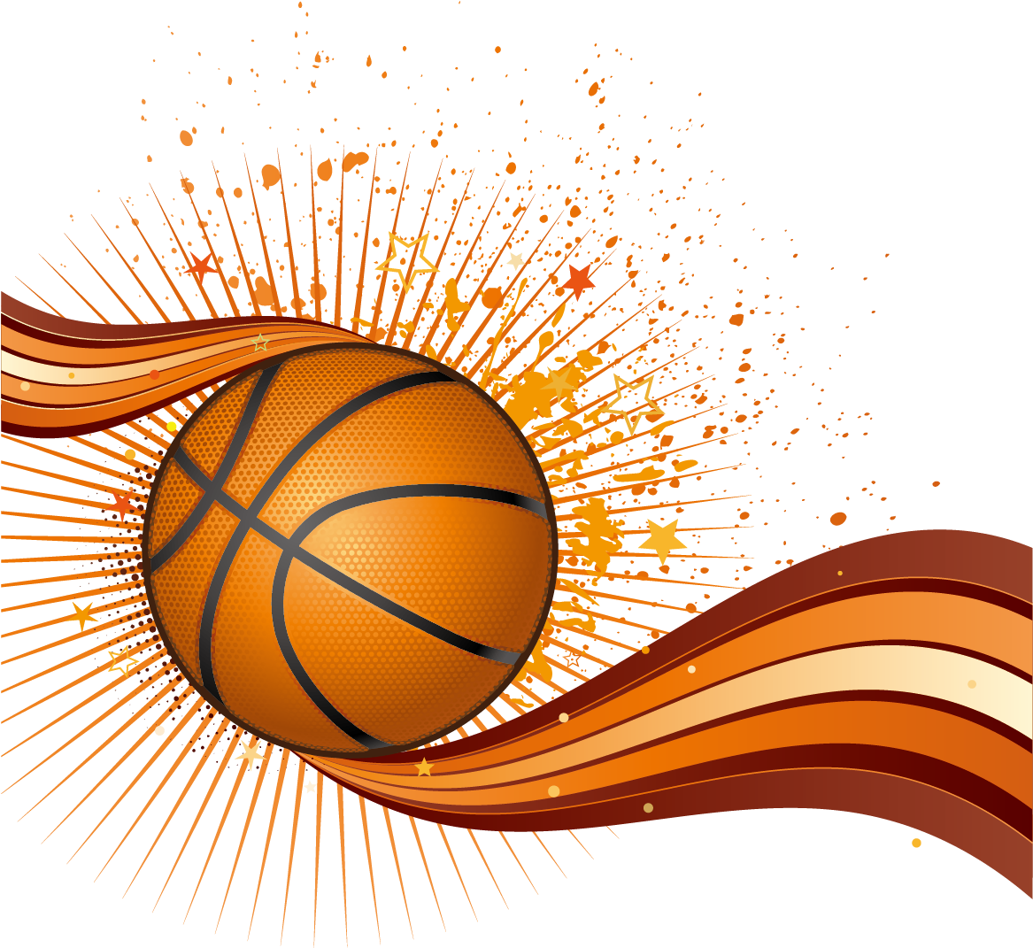 Euclidean And Watercolor - Basketball Watercolor Clipart (1181x1181), Png Download