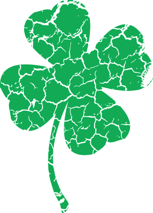 Shamrock Clipart Distressed - Png Download (519x720), Png Download