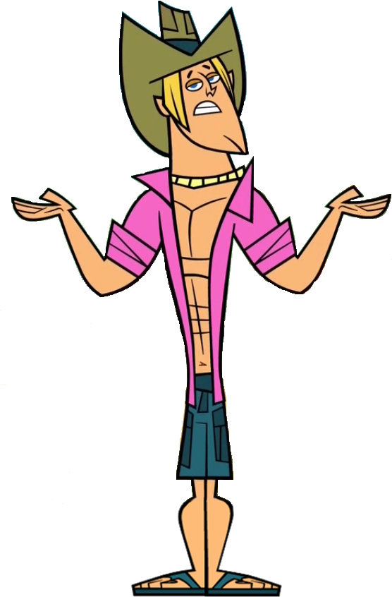 Drama Png - Total Drama Island Cowboy Clipart (562x888), Png Download