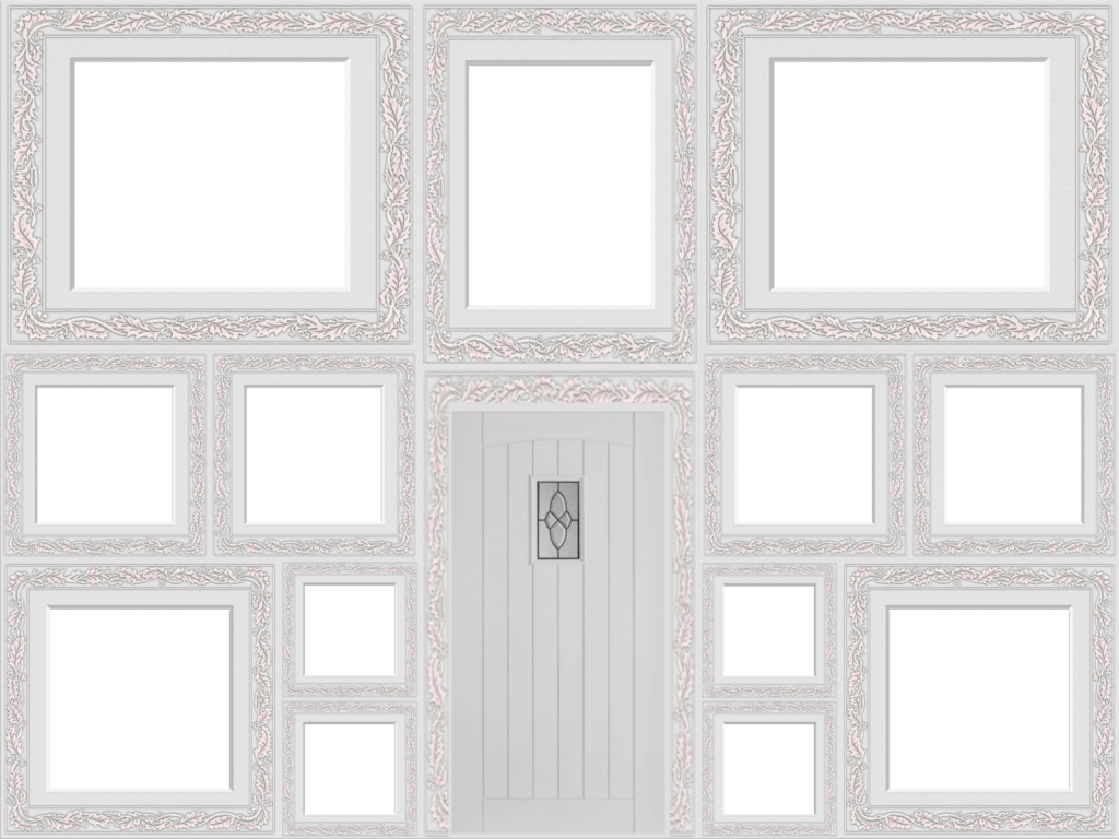 Family Words Frame Photo - Home Door Clipart (1024x768), Png Download