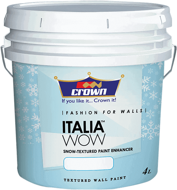 Italia Wow Decorative Paints - Crown Paints Kenya Italia Series Clipart (624x667), Png Download