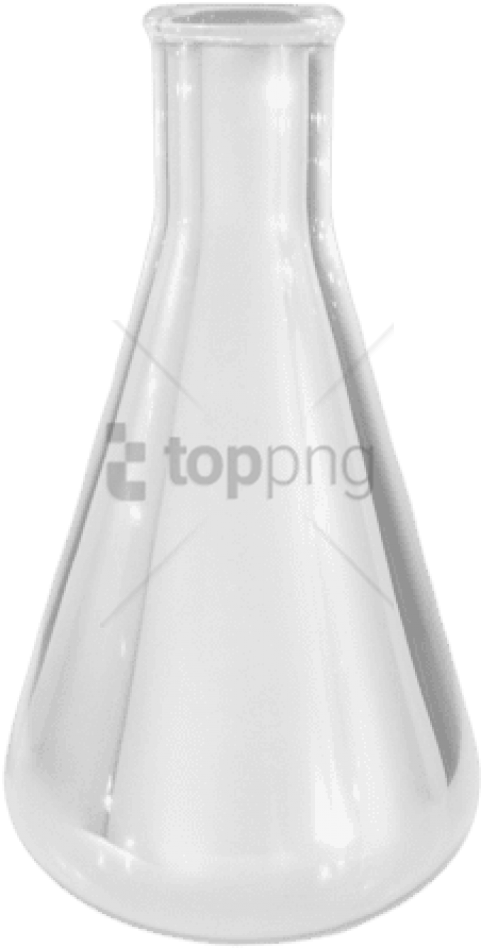 Free Png 500ml Silvered Glass Erlenmeyer Flask Png - Vase Clipart (481x948), Png Download