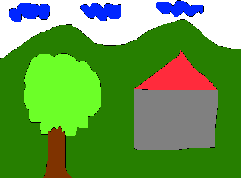 Ahora, Voy A Conseguir En Google Las Texturas Que Voy - Paisaje Con Hojas De Colores Clipart (800x600), Png Download