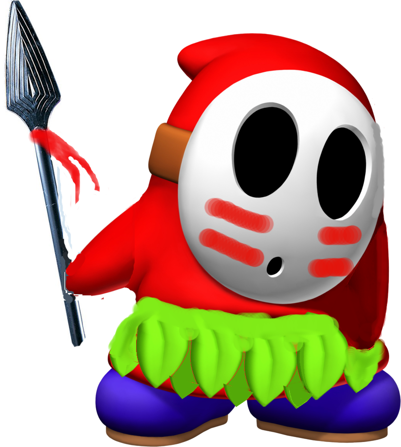 Shy Guy Png - Shy Guy Mario Clipart (840x972), Png Download