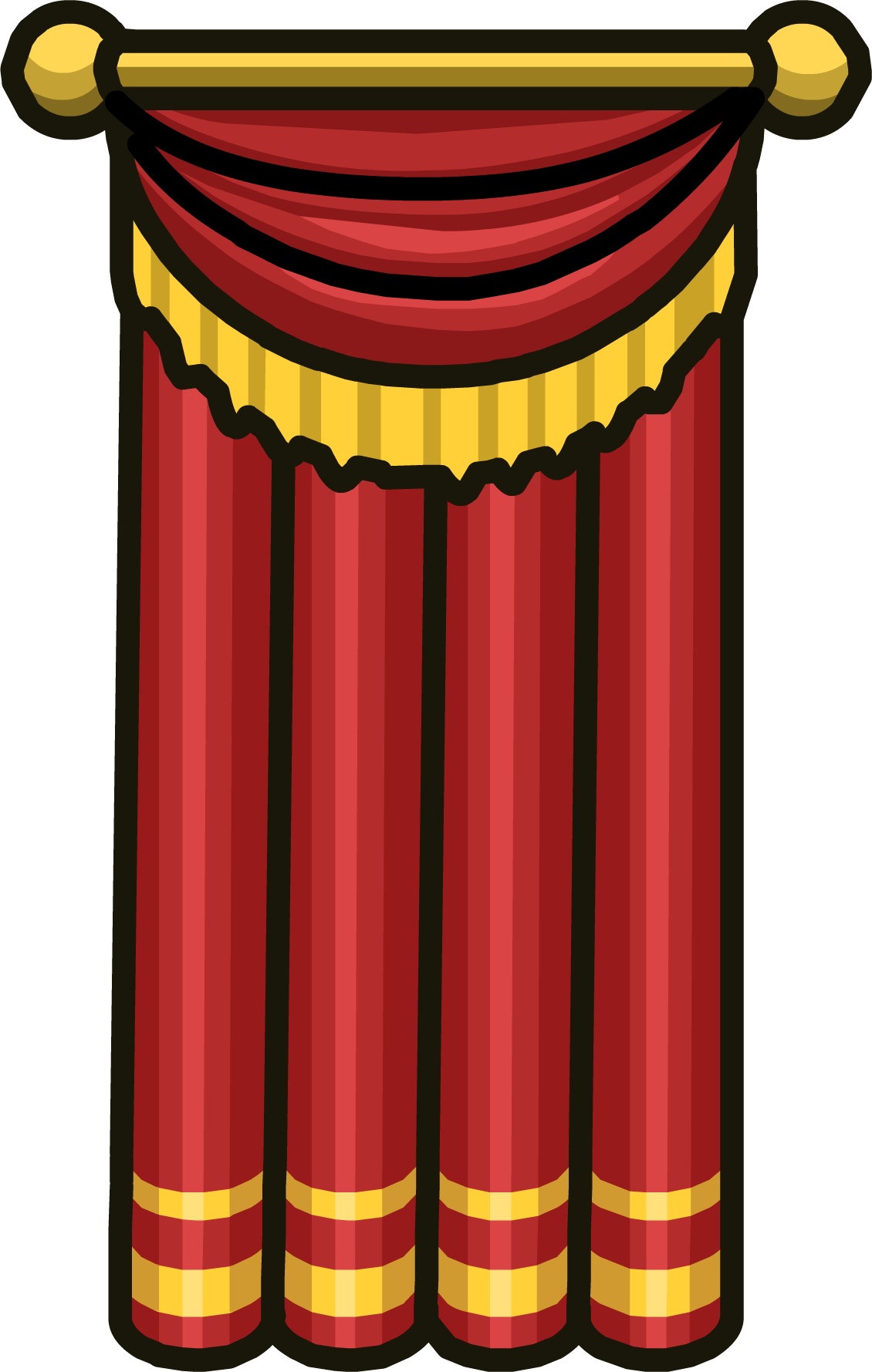 Stage Curtain Club Penguin Wiki Fandom Powered By Wikia - Club Penguin Curtain Clipart (1130x1779), Png Download