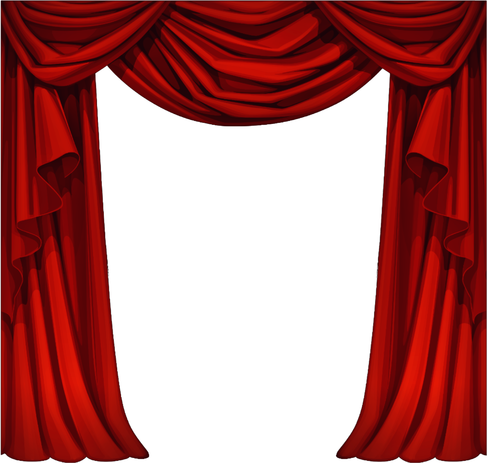 Cortina Curtains Cortinas Fabric Tela Cloth Cor Ⓒ - Curtain Clipart (1773x1773), Png Download