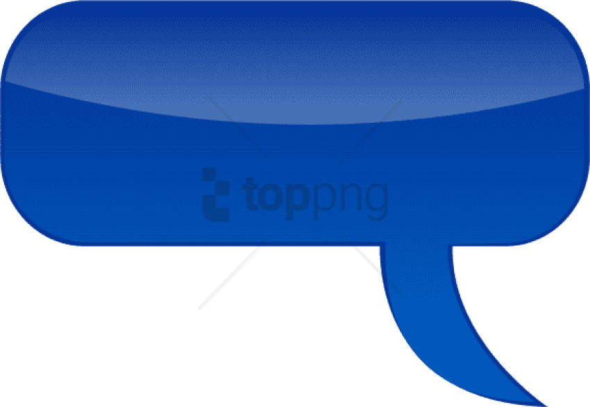 Free Png Colorful Conversation Bubble Png Png Image - Blue Quote Bubble Png Clipart (850x587), Png Download