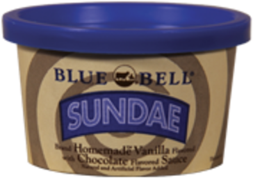 Blue Bell Sundae Ice Cream Cups - Ice Cream Clipart (600x600), Png Download