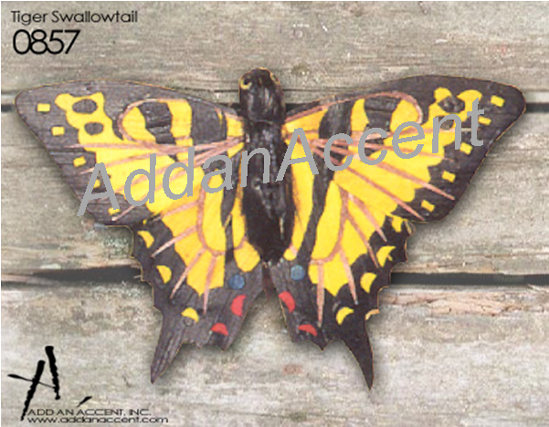 Tiger Swallowtail Butterfly Ornament - Papilio Machaon Clipart (600x600), Png Download