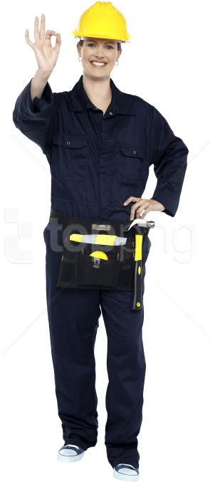 Free Png Download Women Worker Png Images Background - Portable Network Graphics Clipart (480x722), Png Download