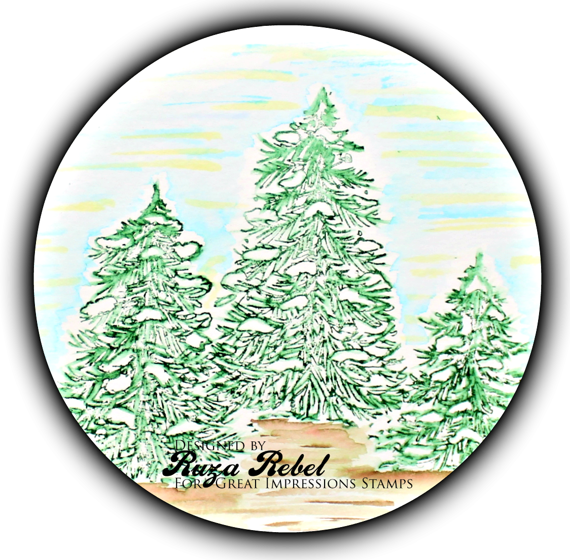 Ruza's Craft Corner - Colorado Spruce Clipart (1124x1105), Png Download