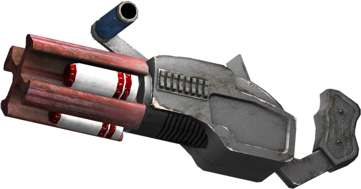 X-rocket Launcher - Assault Rifle Clipart (1000x500), Png Download