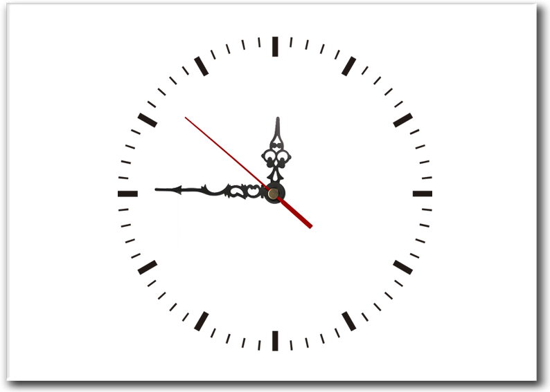Aguja Reloj Png - Hour Vector Clipart (794x567), Png Download