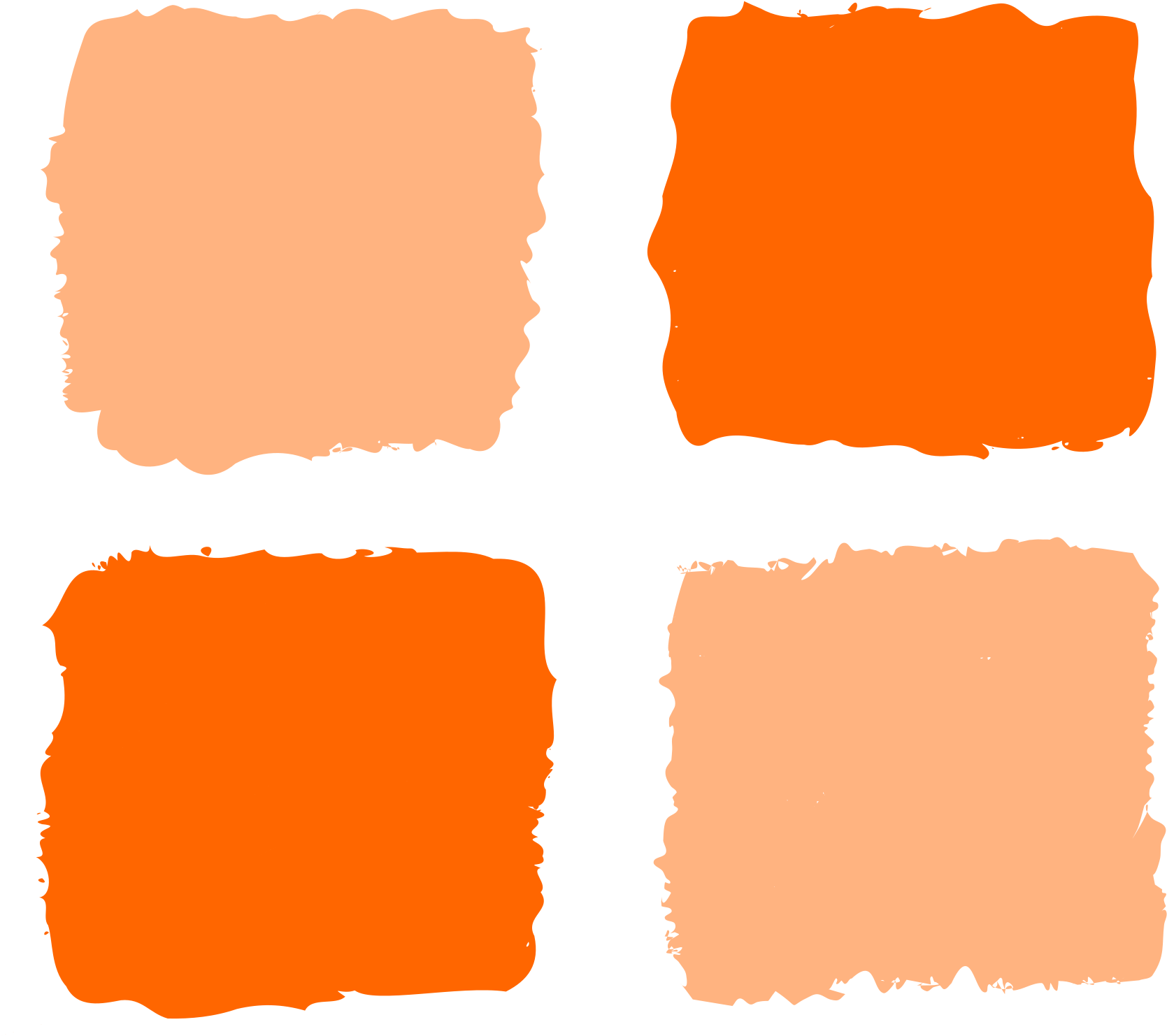 This Free Icons Png Design Of Orange Squares 1 , Png - Orange Squares Png Clipart (1669x1482), Png Download