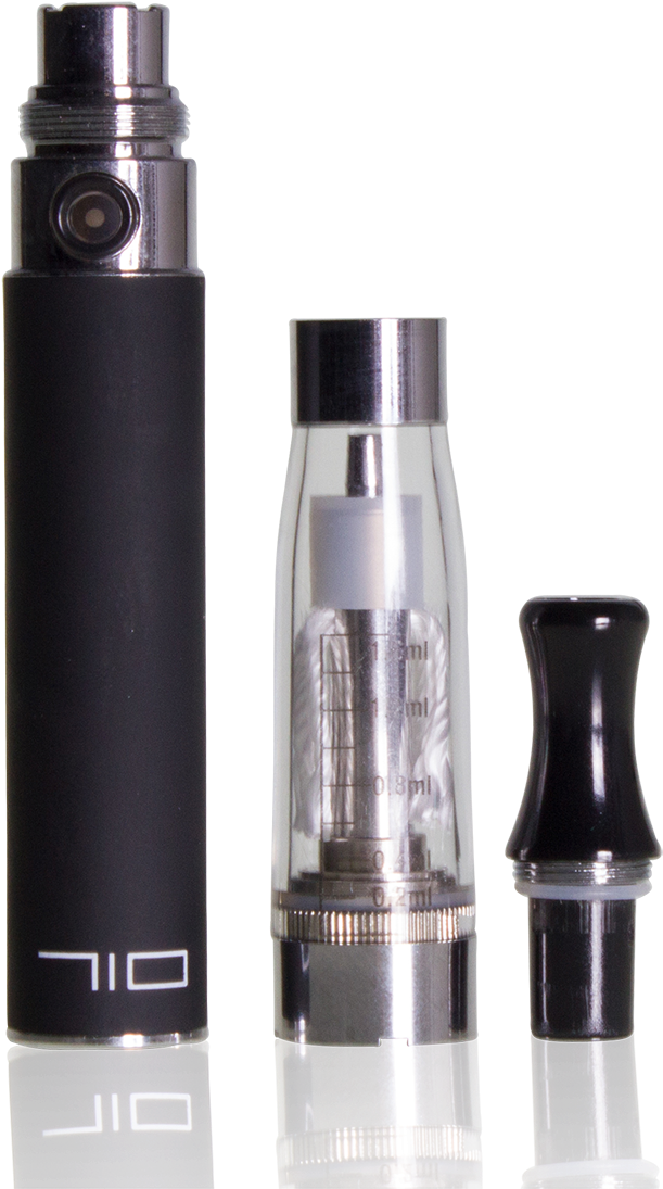 710pen Retro Kit Black Vaporizer Pen Clipart (1200x1200), Png Download