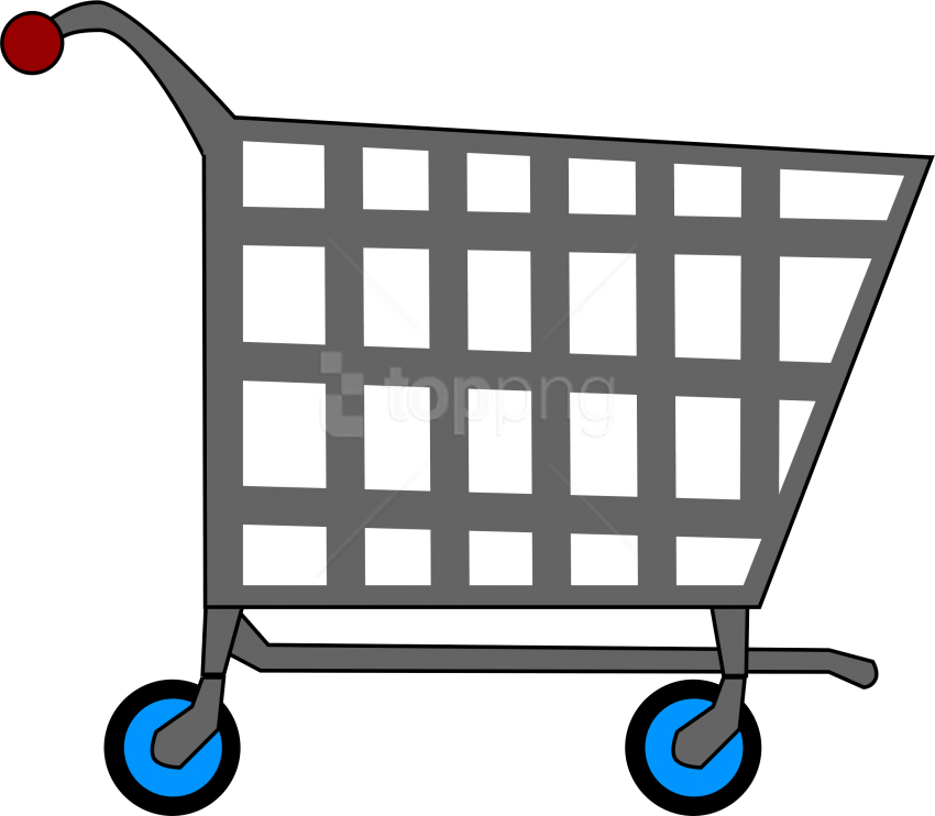 Free Png Download Shopping Cart Clipart Png Photo Png - Cute Shopping Cart Clipart Transparent Png (850x742), Png Download