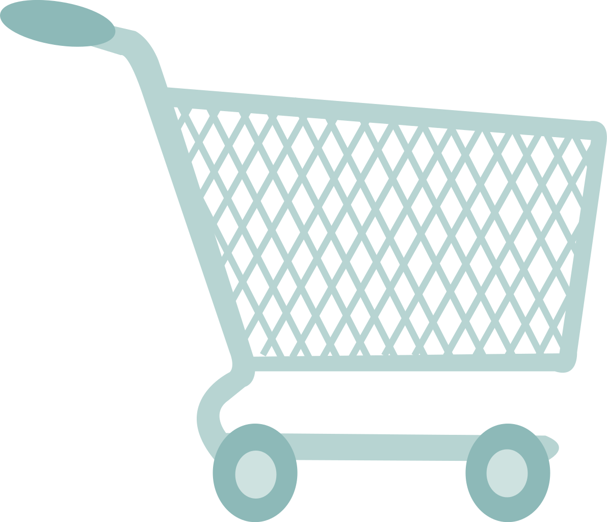 Empty Shopping Cart Clip Art - Old Course At St Andrews - Png Download (1191x1024), Png Download