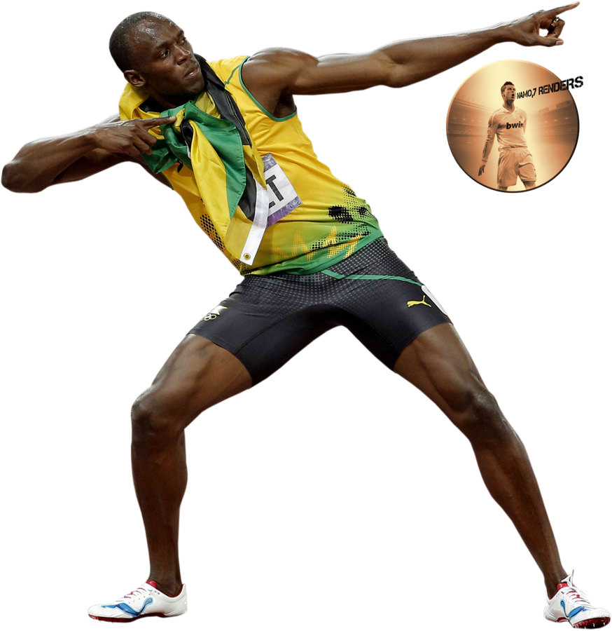 Usain Bolt Photo Discus Throw Clipart Large Size Png Image PikPng