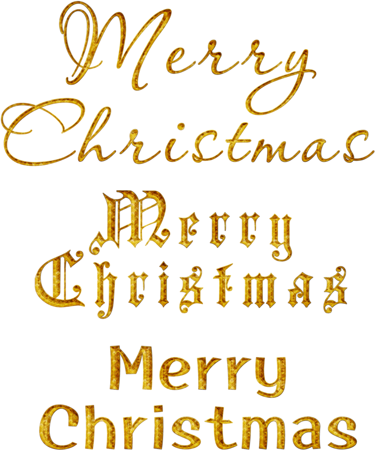 Merry Christmas Gold Png - Merry Christmas Transparent Gold Clipart (822x972), Png Download