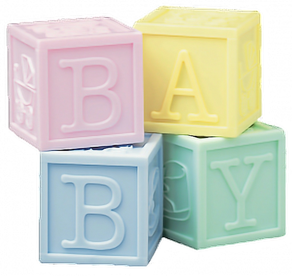 #baby #blocks #babyblocks #block #babyblock #vintage - Wooden Block Clipart (1024x969), Png Download