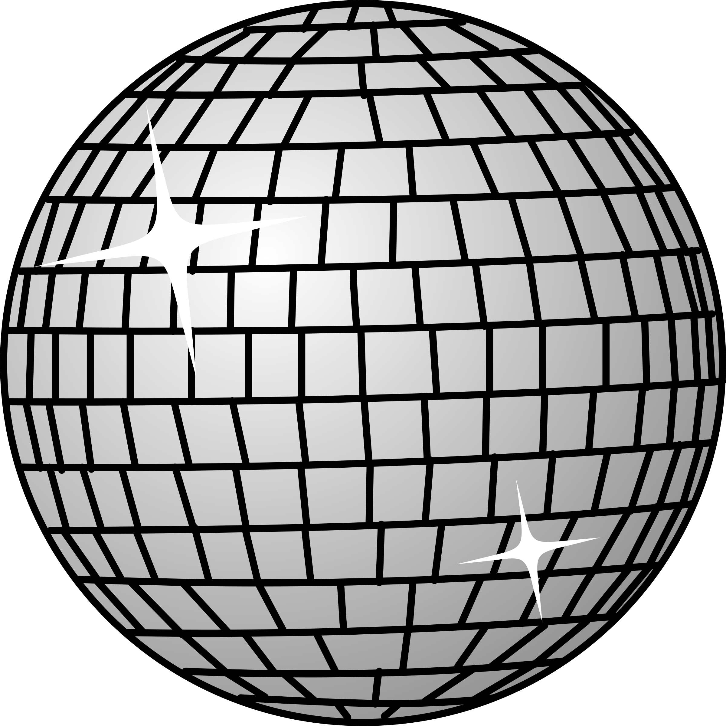 Big Image - Disco Ball Clip Art - Png Download (2400x2400), Png Download