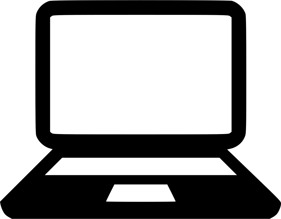 Png File Svg - Laptop Icon Svg Clipart (980x766), Png Download
