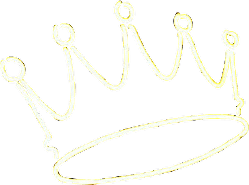 #corona # Queen #rey #reina #neón #neoneffect #stickers - Purple Neon Light Crown Clipart (1024x760), Png Download