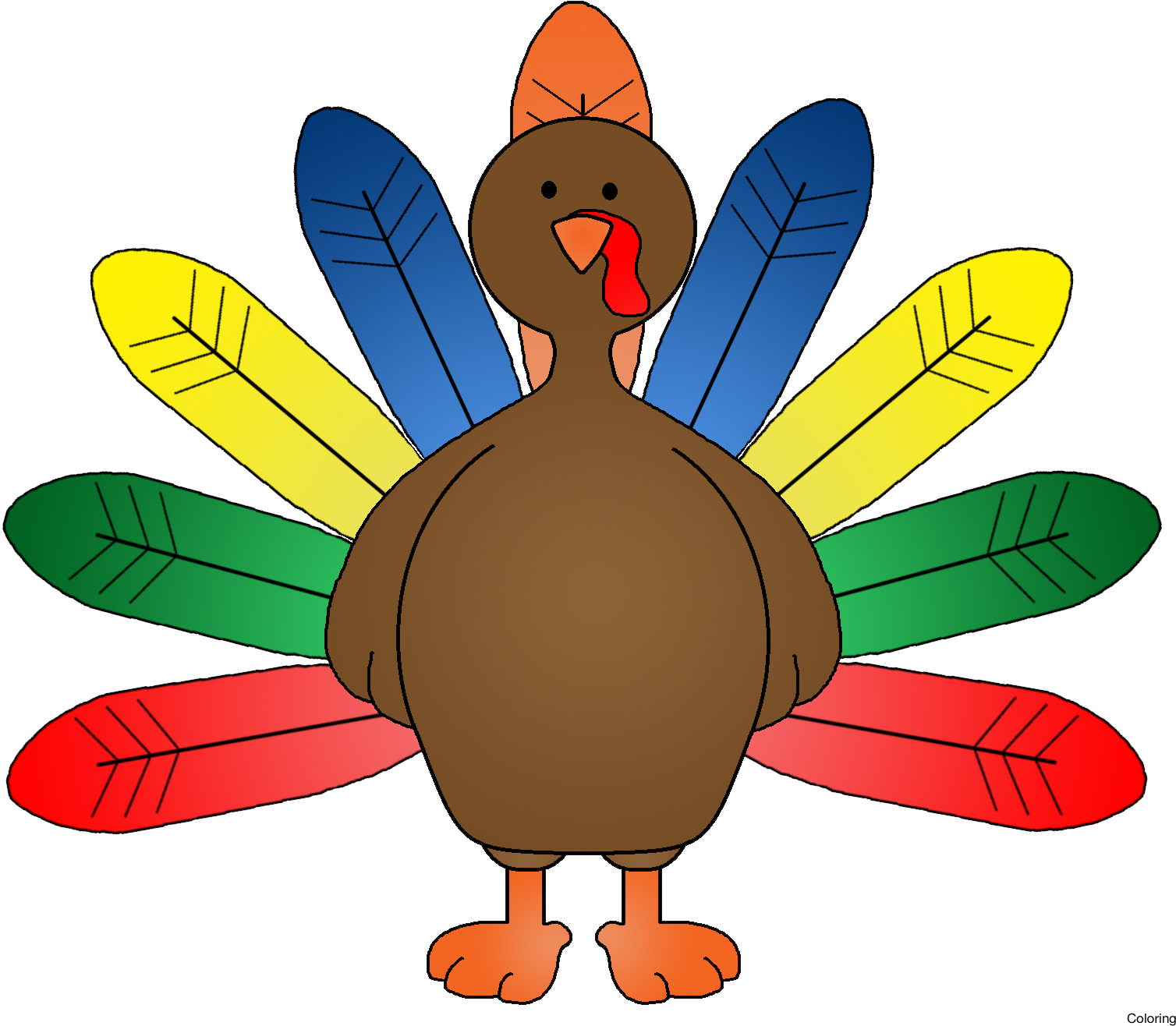 Happy Thanksgiving Clipart Turkey Clipart Png Download Large Size