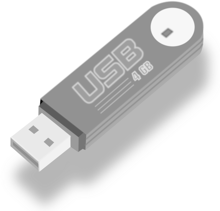 Usb Flash Drives Hard Drives Disk Storage External - Usb Flash Drive Invented Clipart (750x750), Png Download