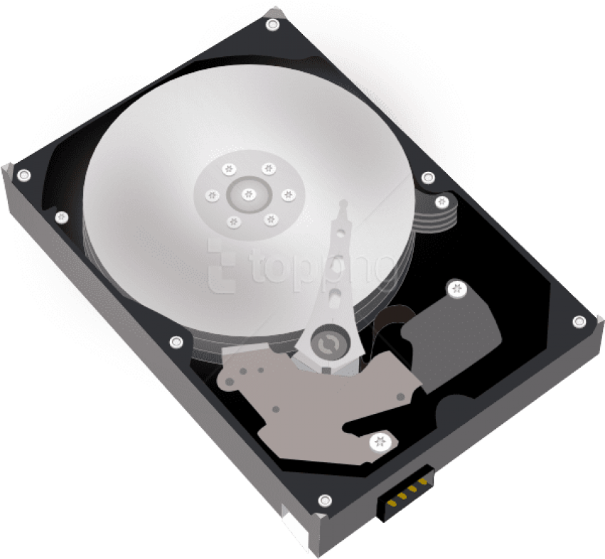 Free Png Download Hard Disc Clipart Png Photo Png Images - Hard Disk Drive Transparent Png (850x799), Png Download