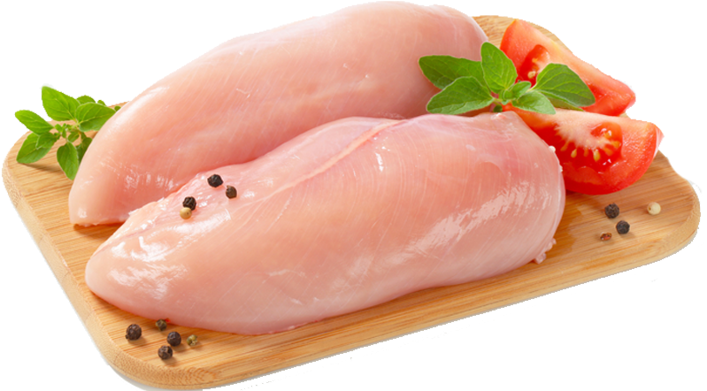 Boneless Chicken Breast , Png Download - Fresh Chicken Clipart (799x442), Png Download
