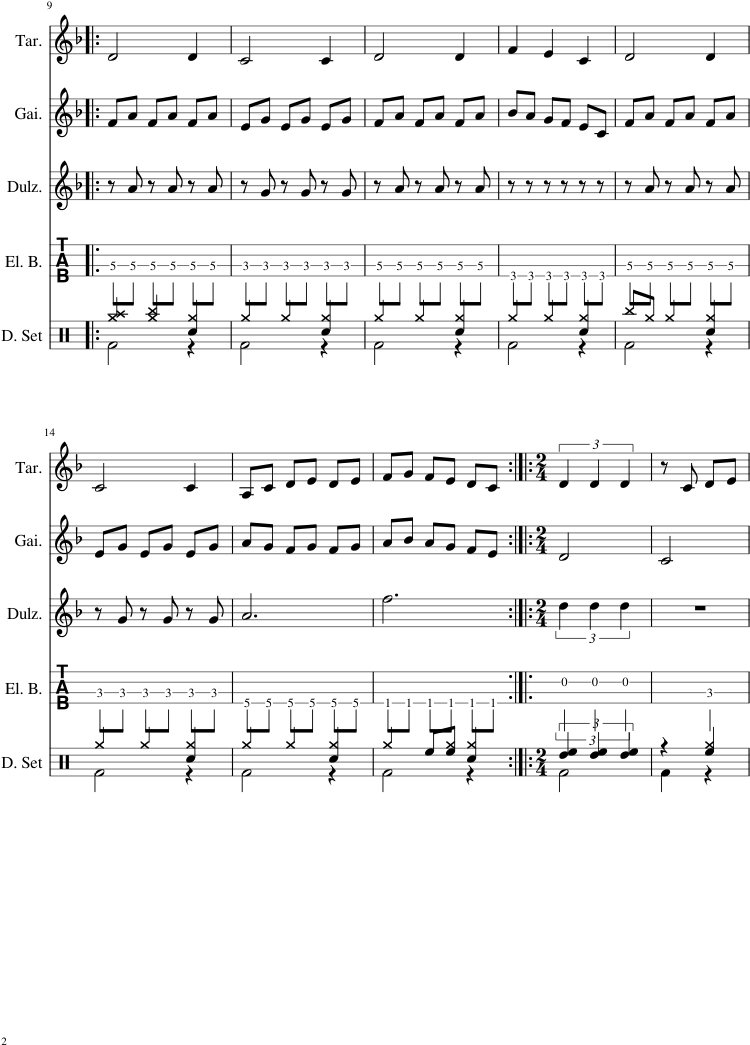 Aguila De Sangre - Sheet Music Clipart (827x1169), Png Download