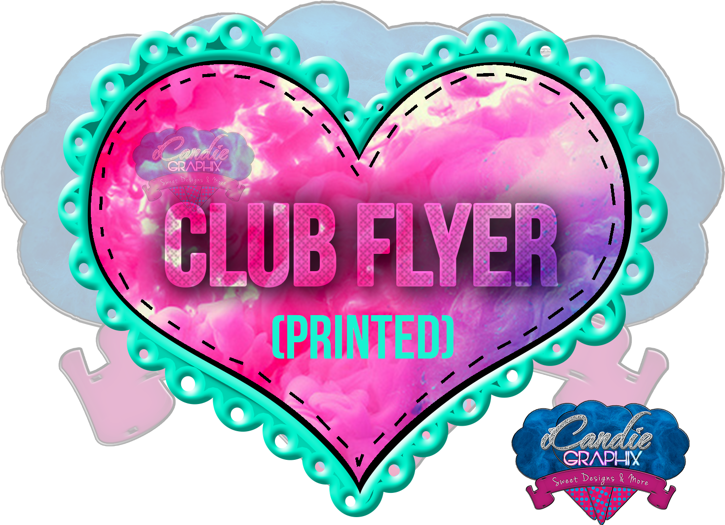 100 Club Flyers - Heart Clipart (1469x1063), Png Download