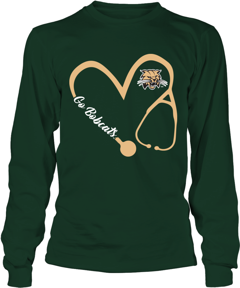 Ohio Bobcats - Heart 3-4 - Nurse - New Slogan Front - It's Not For The Weak Clipart (1000x1000), Png Download