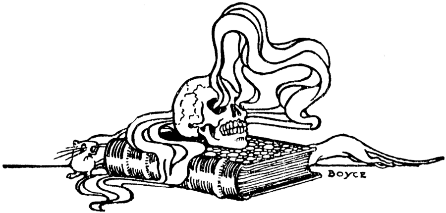 Download Smokingskull Png Clipart Computer Icons Clip - Skull And Book Clipart Transparent Png (900x430), Png Download