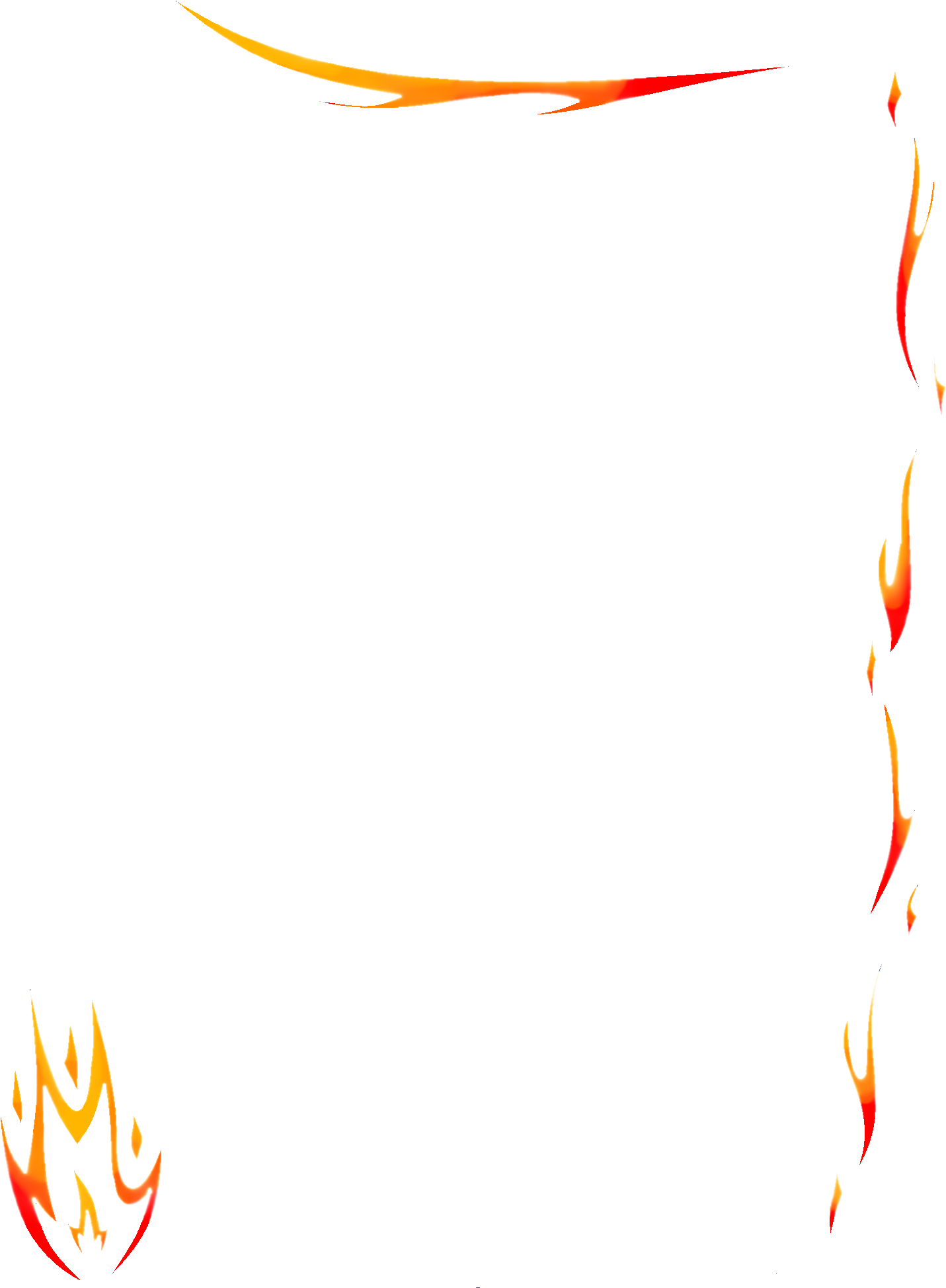 Flames Vector Images Clipart (1536x2048), Png Download