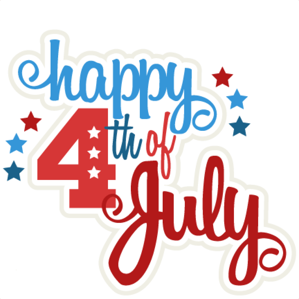 Happy 4th Of July Clipart Happy 4th Of July Svg Scrapbook - Happy 4th Of July Png Transparent Png (1024x1024), Png Download