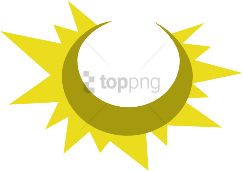 Free Png Download Cutie Mark Sun And Moon Png Images - Mlp Cutie Mark Yellow Clipart (850x598), Png Download