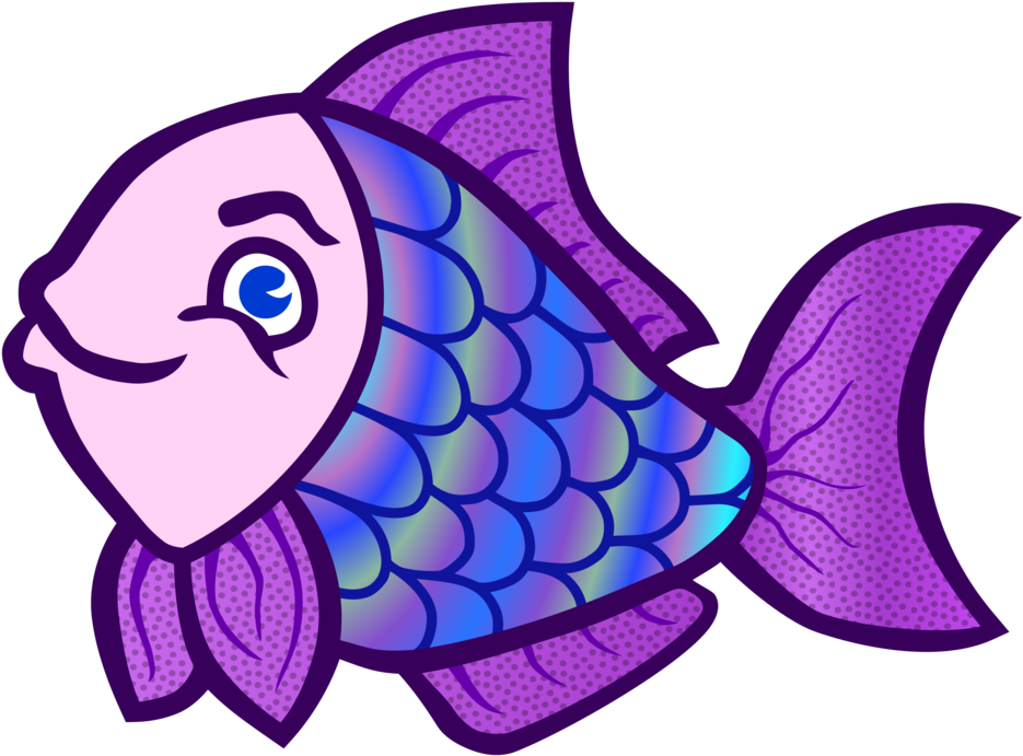 Tropical Fish Color Aquarium - Colorful Fish Clipart - Png Download (994x750), Png Download